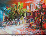 Dreamlike, Queen's Rd., Oil on Canvas